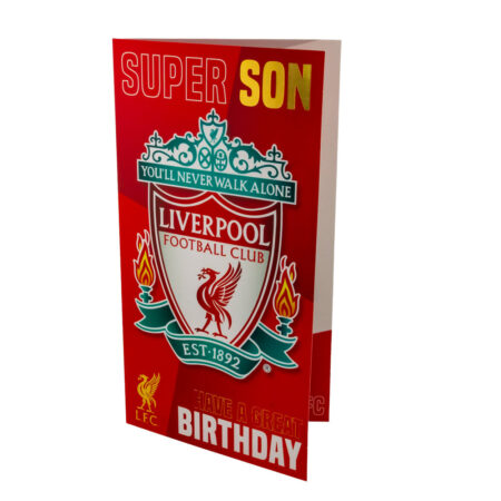 Liverpool fc birthday card super son