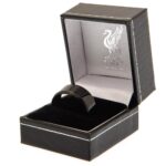 Liverpool FC Black IP Ring Medium: 1 - Jewellery By Liverpool