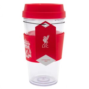 Liverpool FC Crest Silicone Grip Travel Mug: 3 - Mugs By Liverpool