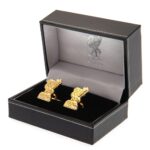 Liverpool FC Gold Plated Liverbird Cufflinks: 1 - Cufflinks & Tie Slides By Liverpool