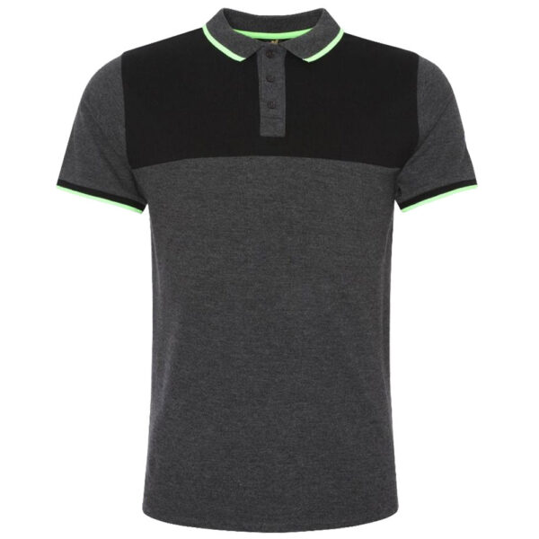Liverpool FC Neon Panel Polo Mens Charcoal Small: 1 - T-Shirts By Liverpool