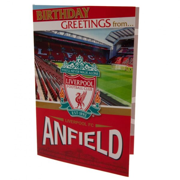 Liverpool FC Pop-Up Birthday Card: 1 - Greeting Cards By Liverpool