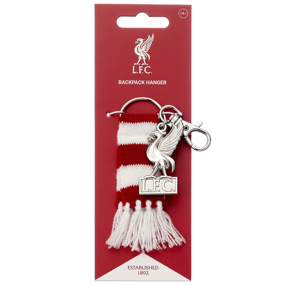 Liverpool FC Red Bar Scarf Bag Charm: 3 - Keyrings By Liverpool