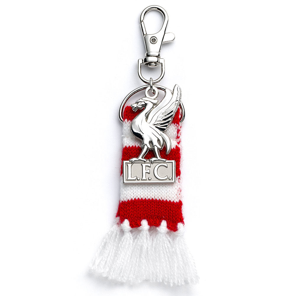 Liverpool FC Red Bar Scarf Bag Charm: 2 - Keyrings By Liverpool