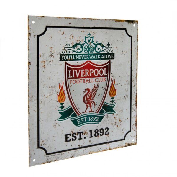 Liverpool FC Retro Logo Sign: 2 - Signs & Plaques By Liverpool