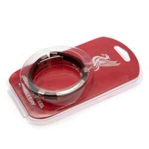 Liverpool FC Silver Inlay Silicone Bracelet: 3 - Jewellery By Liverpool