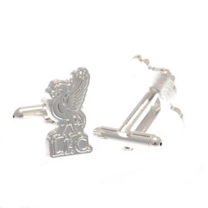 Liverpool FC Silver Plated Formed Liverbird Cufflinks: 2 - Cufflinks & Tie Slides By Liverpool