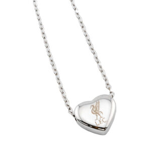 Liverpool FC Stainless Steel Heart Necklace: 2 - Jewellery By Liverpool