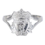 Liverpool FC Sterling Silver Split Shank Ring Large: 1 - Jewellery By Liverpool