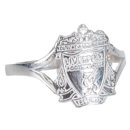 Liverpool FC Sterling Silver Split Shank Ring Small: 2 - Jewellery By Liverpool