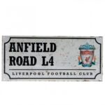 Liverpool FC Retro Street Sign: 1 - Signs & Plaques By Liverpool