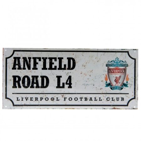 Liverpool FC Retro Street Sign: 1 - Signs & Plaques By Liverpool