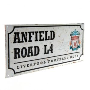 Liverpool FC Retro Street Sign: 2 - Signs & Plaques By Liverpool
