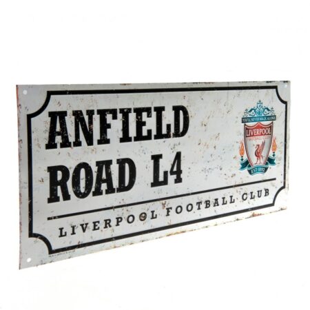 Liverpool FC Retro Street Sign: 2 - Signs & Plaques By Liverpool