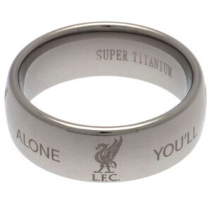 Liverpool FC Super Titanium Ring Large: 2 - Jewellery By Liverpool