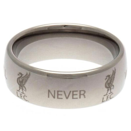 Liverpool FC Super Titanium Ring Medium: 2 - Jewellery By Liverpool