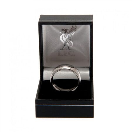 Liverpool FC Super Titanium Ring Medium: 4 - Jewellery By Liverpool