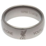 Liverpool FC Super Titanium Ring Small: 1 - Jewellery By Liverpool