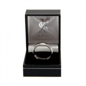 Liverpool FC Super Titanium Ring Small: 4 - Jewellery By Liverpool