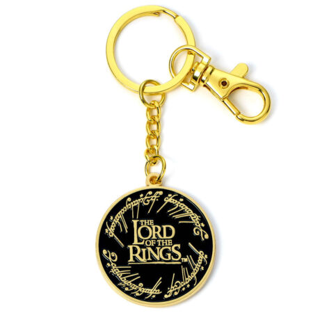 Lord rings charm keyring logo