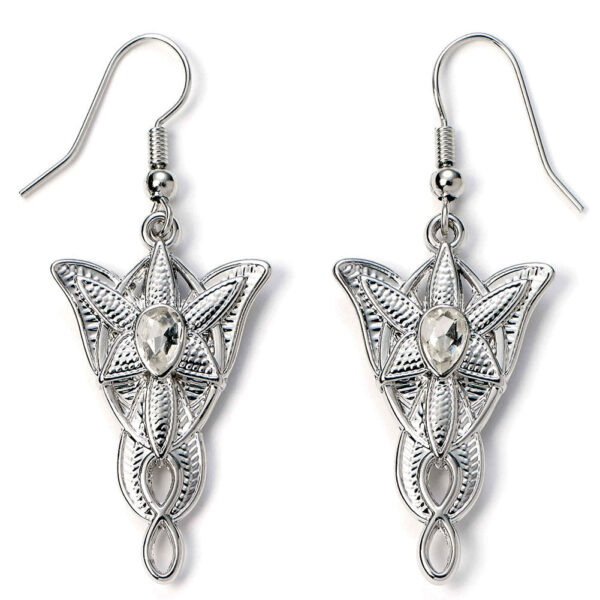 The Lord Of The Rings Silver Plated Evenstar Hook Earrings: 2 - Jewellery By The Lord Of The Rings