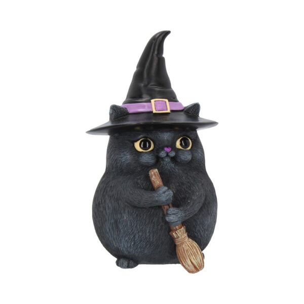 Lucky Black Cat Snapcat Ornament Filter Cute Cat Figurine: 2 - Figurines Small (Under 15cm) By NN Designs