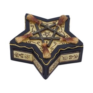Magick Protector Wiccan Broomstick Box 16cm: 3 - Boxes By Gift Moments
