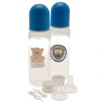 Manchester City FC 2pk Feeding Bottles: 1 - Baby By Manchester City