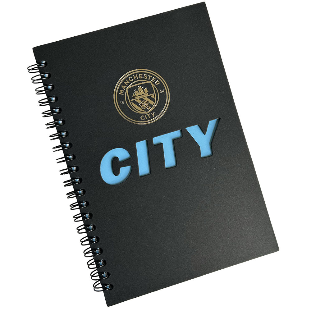 Manchester City FC A5 Cut Out Notebook: 1 - Notebooks By Manchester City