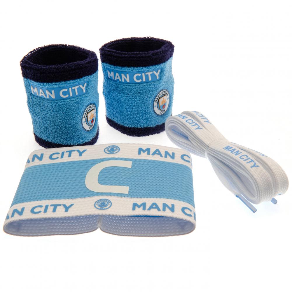 Manchester City FC Accessories Set: 1 - Armbands & Wristbands By Manchester City