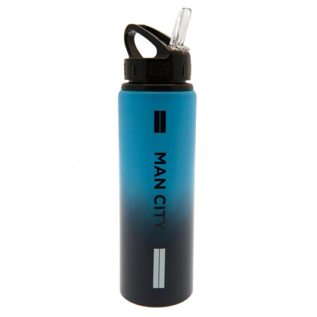 Manchester City FC Aluminium Drinks Bottle ST: 2 - Water Bottles By Manchester City