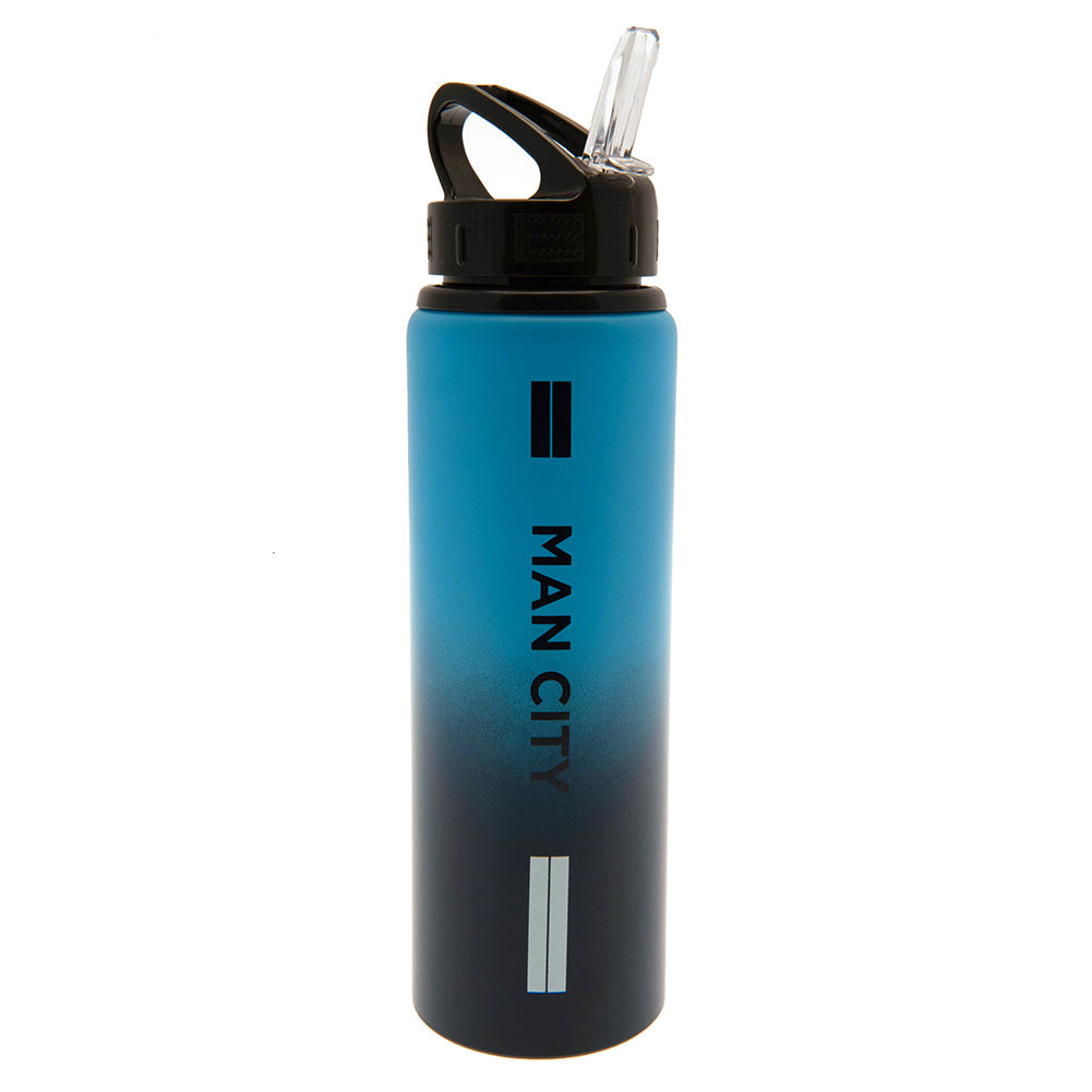 Manchester City FC Aluminium Drinks Bottle ST: 2 - Water Bottles By Manchester City