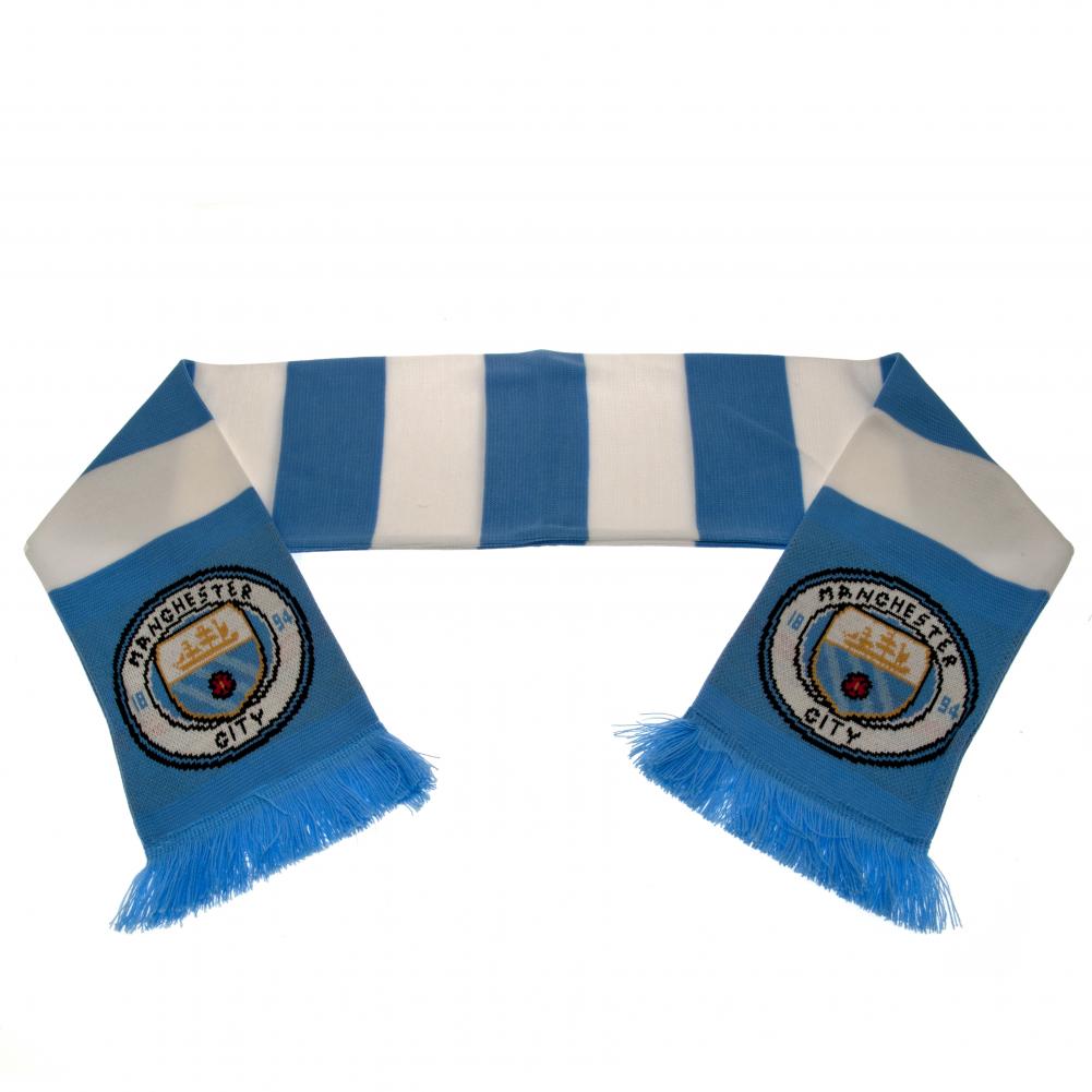 Manchester City FC Bar Scarf: 3 - Scarves By Manchester City