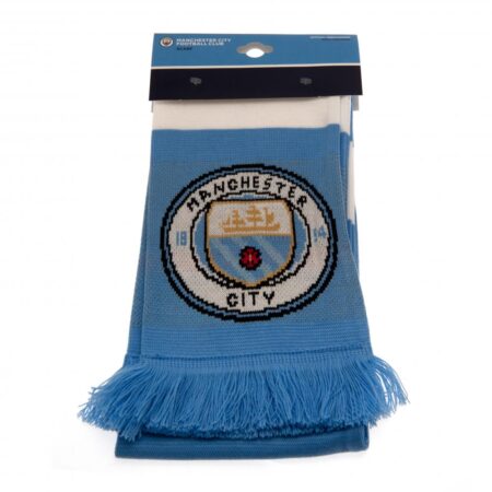 Manchester City FC Bar Scarf: 4 - Scarves By Manchester City