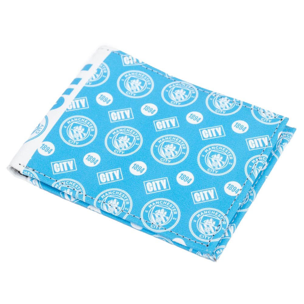 Manchester City FC Coloured Icon Wallet: 2 - Wallets By Manchester City