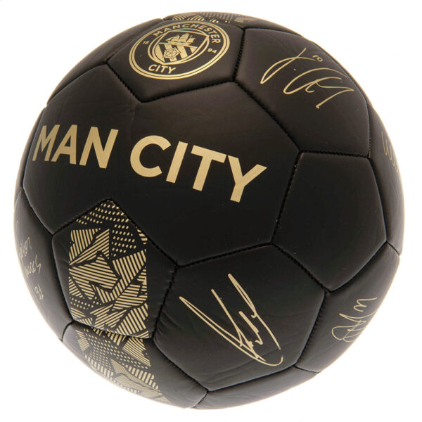 Manchester City FC Sig Gold Phantom Football: 2 - Balls By Manchester City