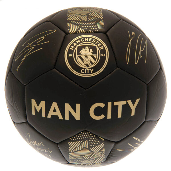 Manchester City FC Sig Gold Phantom Football: 1 - Balls By Manchester City