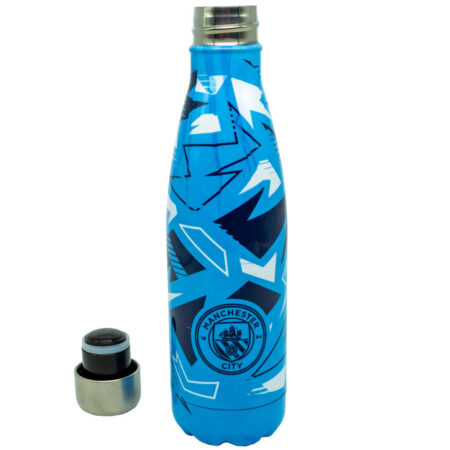 Manchester City FC Fragment Thermal Flask: 2 - Water Bottles By Manchester City
