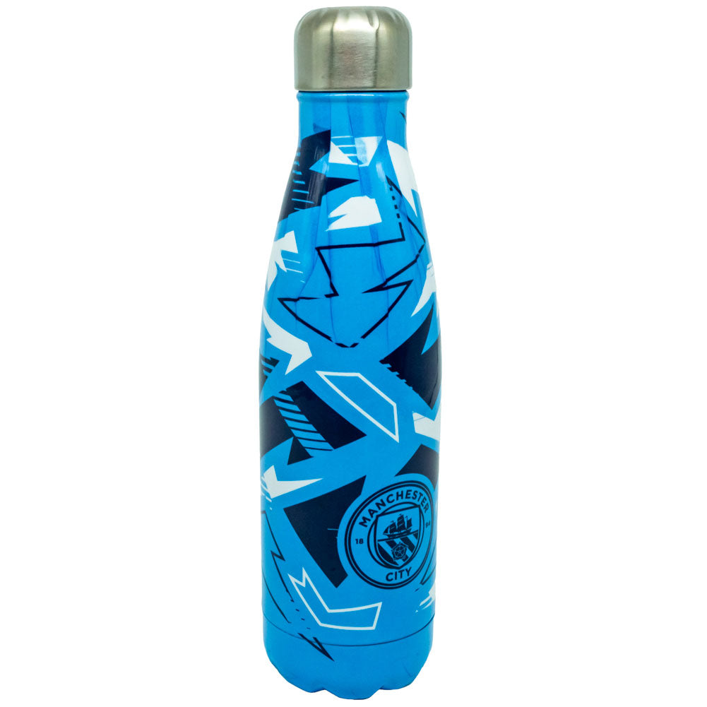 Manchester City FC Fragment Thermal Flask: 3 - Water Bottles By Manchester City