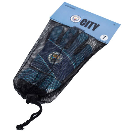 Manchester City FC Fuse Goalkeeper Gloves Yths: 4 - Gloves By Manchester City