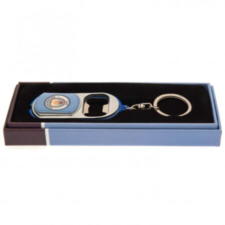 Manchester City FC Keyring Torch Bottle Opener: 1 - Keyrings By Manchester City
