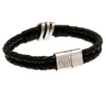 Manchester City FC Leather Bracelet: 1 - Jewellery By Manchester City