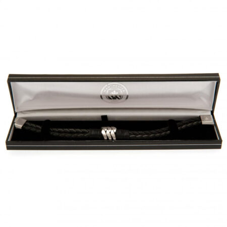 Manchester City FC Leather Bracelet: 3 - Jewellery By Manchester City