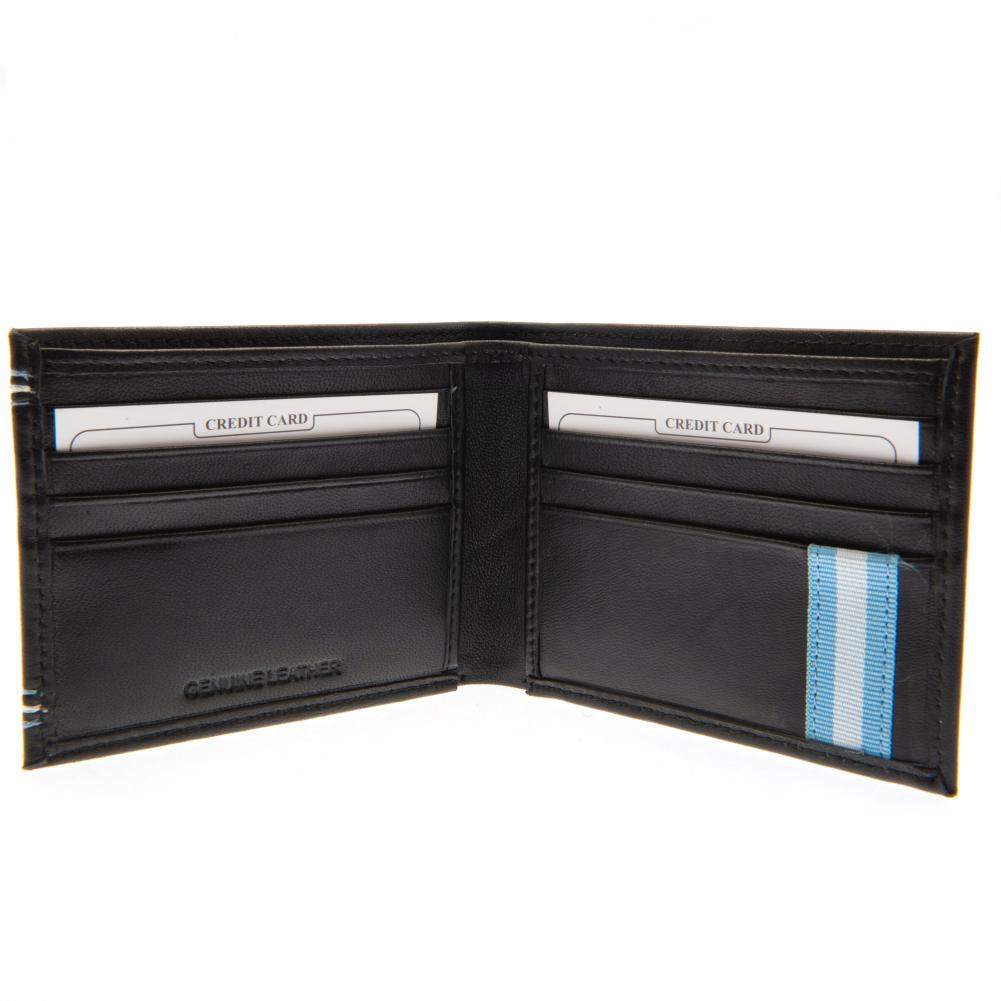 Manchester City FC Leather Stitched Wallet: 2 - Wallets By Manchester City