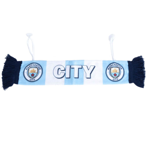 Manchester City FC Mini Car Bar Scarf: 1 - Car Accessories By Manchester City