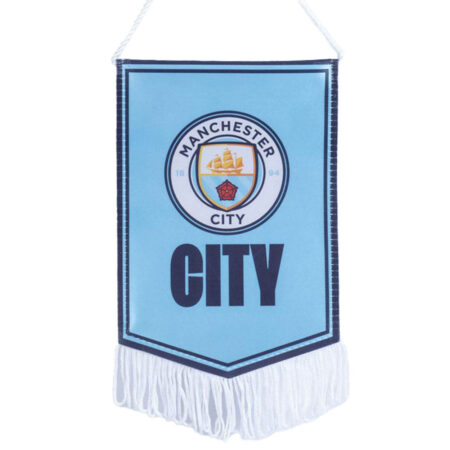 Manchester City FC Mini Crest Pennant: 1 - Flags & Banners By Manchester City