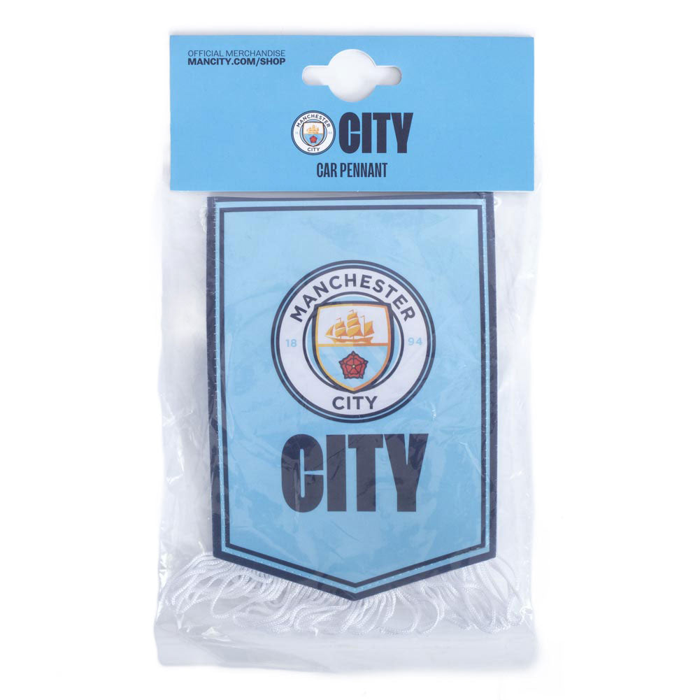 Manchester City FC Mini Crest Pennant: 4 - Flags & Banners By Manchester City