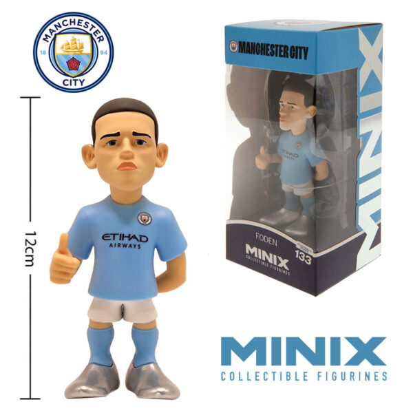 Manchester City FC MINIX Figure 12cm Foden: 1 - Figures & Collectables By Manchester City