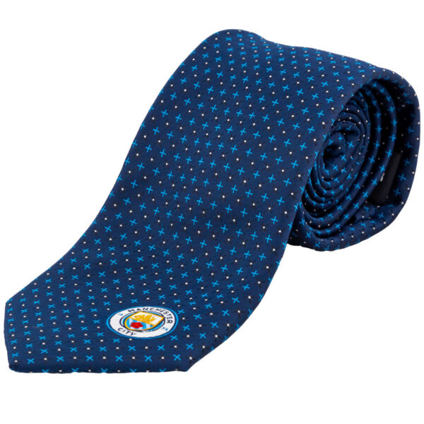 Manchester City FC Navy Blue Tie: 1 - Ties By Manchester City