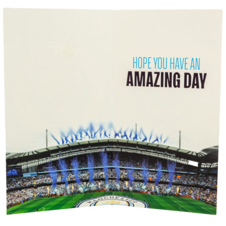 Manchester city fc personalised birthday card